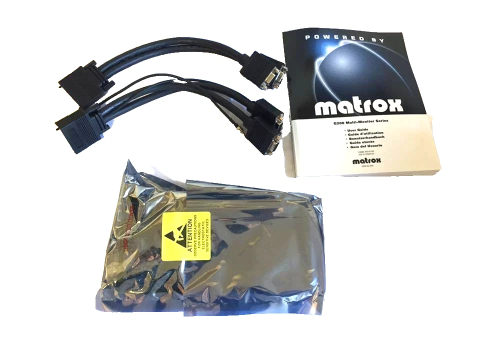 Matrox Multi-Monitor Series G200 graphics card - MGA G200 - 32 MB NEW KIT! - Image 1 of 3