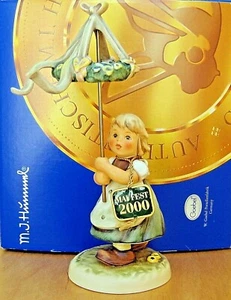 Hummel Figurine "MAY DANCE" HUM 791 TMK8 Goebel MILLENNIUM MAIFEST 2000 NIB L831 - Picture 1 of 8