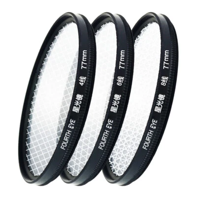 37-82mm Starlight Filter SLR Cameras Nikon 62 Canon 72 Lenses Starburst Filter - Image 1 of 4