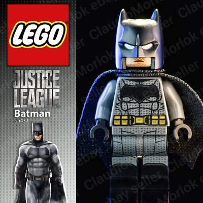 ⭐ LEGO Batman sh437 Minifigure DC Justice League sh0437 76086 Affleck Snyder - Immagine 1 di 4