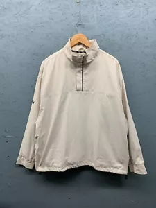 PING Collection Golf Pullover Men’s Large Sand Beige Quarter-Zip Windbreaker - Picture 1 of 14