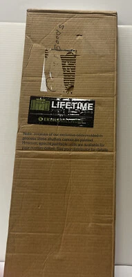 Lifetime Vinyl Shutters 12x36 White - Image 1 of 4