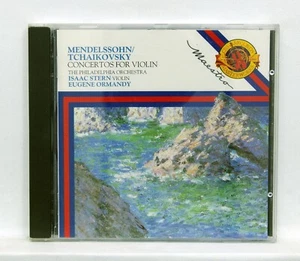 ISAAC STERN, ORMANDY - MENDELSSOHN & TCHAIKOVSKY violin concertos CBS CD NM - Picture 1 of 2