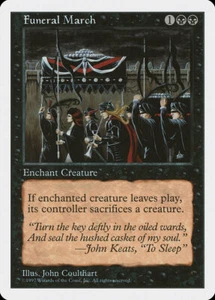 4 Funeral March 4x x4 - LP - 5th Edition - SPARROW MAGIC - mtg - Picture 1 of 1