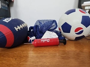 PEPSI Advertising Promotional MINI Football And  Soccer ,Logo Ball - Picture 1 of 4