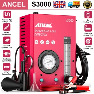 S3000 EVAP Smoke Machine Leak Detector Fuel Pipe Vacuum Gas Leak Smoke Tester UK - Image 1 of 4