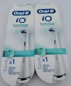 New 2x ORAL-B iO Targeted Clean Replacement Tooth Brush Heads Refill Genuine OEM - Picture 1 of 5