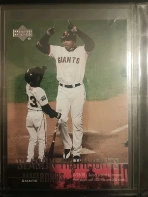 2004 Upper Deck - Season Highlight Checklist Barry Bonds #262 - Image 1 of 2