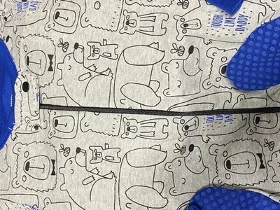 D2!WOW! Pijama para dormir nuevo con etiquetas 6-9M The Children's Place DADDY HARD GUY BEAR Foto 1 de 4