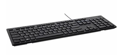 DELL KB216-BK-US BLACK USB CHICLET STYLE QUIET TYPE WIRED KEYBOARD BRAND NEW   - Image 1 of 4