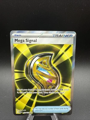 Pokemon TCG Mega Signal 171/132 Me01: Mega Evolution Ultra Rare Holo NM  - Image 1 of 2