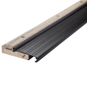 4-9/16 Zoll x 1-1/8 Zoll x 36 Zoll Bronze verstellbare Aluminium & Hartholz Schwelle - Bild 1 von 6