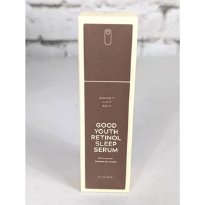 SWEET JULY SKIN Good Youth Retinol Sleep Serum Texture Fine Lines Full Size NEW - Picture 1 of 5