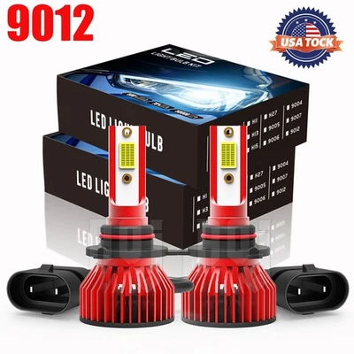 For HYUNDAI Tucson 2014-2015 LED Headlight Kit 9012 6000K White Hi/Low 2x Bulbs Foto 1 de 4