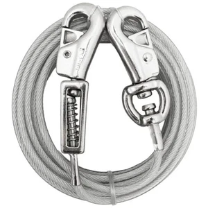 Extra Large Dog Tie Outs Spring Swivel Reinforced Latches No Tangles or Escapes - Picture 1 of 24