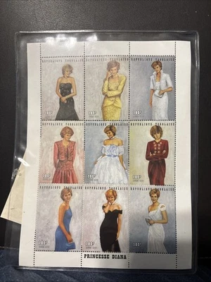 Princess Diana Royal Gowns and Royal Family Stamps - Image 1 of 3