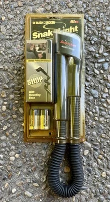 Vintage Black & Decker Snake Light Flexible Flashlight New NOS 1994 Hands Free - Image 1 of 4