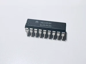2PCS MC3359P Motorola Low Power Narrow Band FM IF System IC Demodulator DIP-16 - Picture 1 of 4