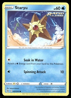 Pokémon TCG Pokémon Staryu Staryu Common Regular - Image 1 of 2