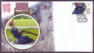 SG3345 Peter Wilson Londres 2012 Juegos Olímpicos Ganador Medalla de Oro Primer Día Cubierta. - Imagen 1 de 2