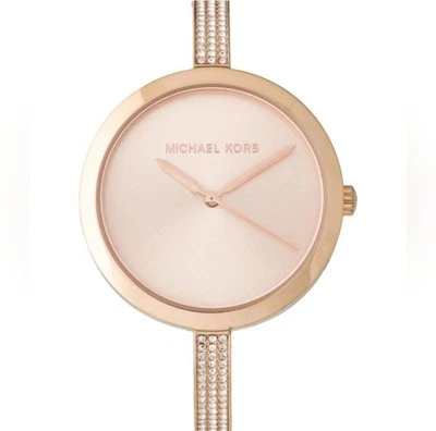 Reloj Brazalete Michael Kors Oro Rosa Elegante Estrás MK3391 Foto 1 de 4