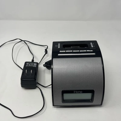 iHome iPod iPhone звук будильник док-станция плеер AM FM со шнуром проверено - Изображение 1 из 4
