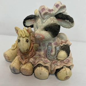 Mary' Moo Moos "Sono fortunata a conoscerti" 1993 Enesco Vintage - Foto 1 di 5