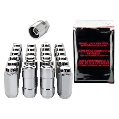 Kit de instalação McGard Hex Lug para GMC C2500/C3500 19888-2000 porca de assento cônica | Cromado - Imagem 1 de 4