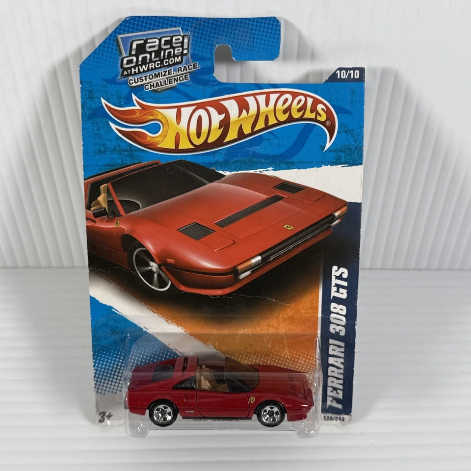 Hot Wheels All Stars Ferrari 308 GTS 2011 rojo con protector interior tostado Foto 1 de 4