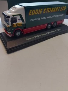 Atlas Editions Eddie Stobart 4649128 Scania 94D Wheel Box Van F018 1:76 - Picture 1 of 3
