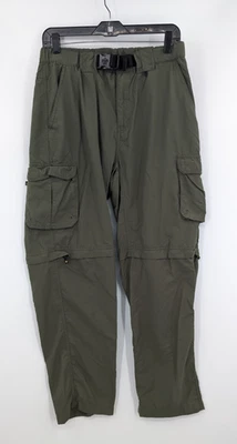 Boy Scouts Pants Mens Large RELAXED Green Switchback Convertible BSA Uniform 31" - Image 1 of 4