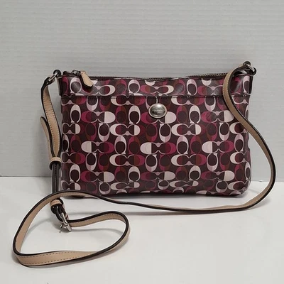 Coach Crossbody Peyton Dream C East West Swingpack Pouchette Pink Purple F51216 - Image 1 of 4