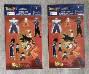 Dragon Ball Z Stickers 2000 Goku American Greetings 2 Packs Vintage Sealed New - Picture 1 of 3