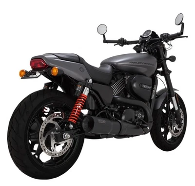 Vance & Hines 1801-1233 sin cordones, negro para Street Rod Harley-Davidson Foto 1 de 4