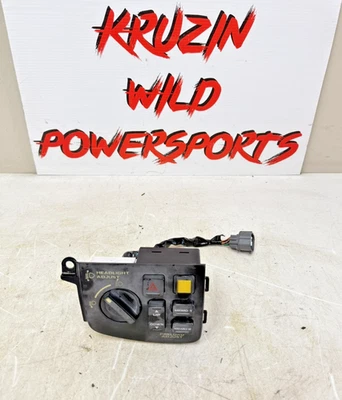 Panel de interruptor de ajuste de precarga de control de faros Honda Goldwing GL1800 2002 Foto 1 de 4