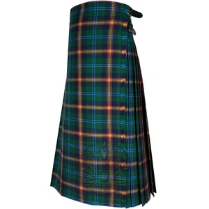 Young Modern Women’s Tartan Kilt – Long Scottish Highland Kilt Clan Young Tartan - Picture 1 of 4