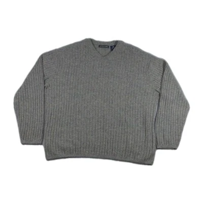 Structure Woolmark Long Sleeve Sweater  Wool Blend  Mens Size XL  Gray  - Image 1 of 4