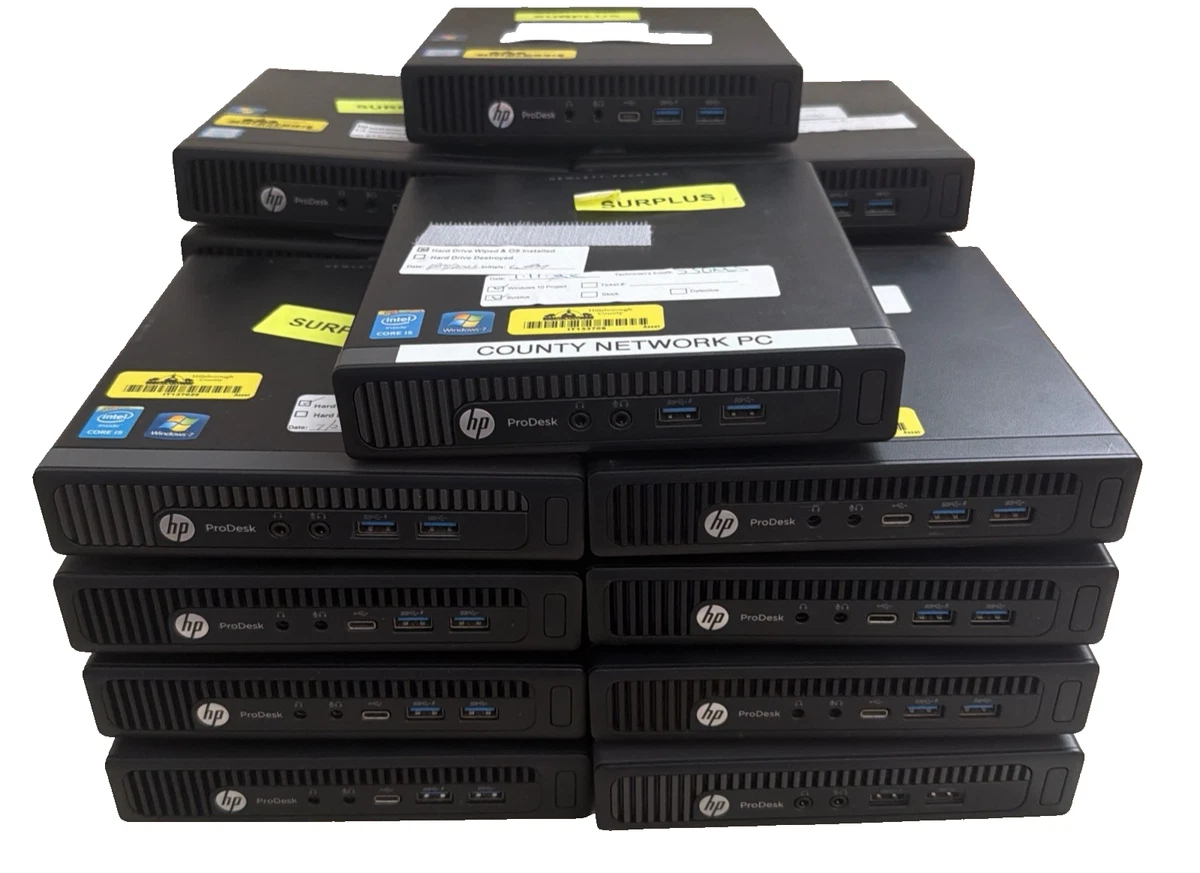 HP ProDesk 400 G2 Mini Tiny Desktop PC I5-6500T 2.5Ghz 256GB 16GB