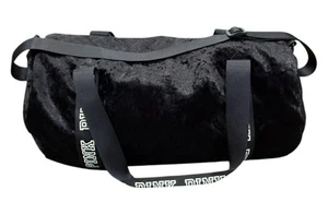 Bolso de Lona Victorias Secret ROSA Terciopelo Terciopelo Logo Negro Suave - Imagen 1 de 6