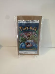 1999 Pokemon Base Set Unlimited Booster Pack Factory Sealed Venusaur Artwork - Picture 1 of 1