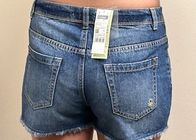 Pantalones Cortos Niñas Talla 11/12 United Colors Of Benetton, Nuevos Con Etiquetas Foto 1 de 4