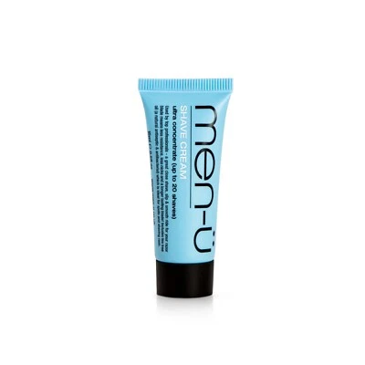 MEN-Ü men-u Shave Cream 15ml | Shaving Cream | Tea Tree Oil ideal for Spots and Rash