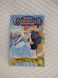 Cinderella II Film Werbung Pin Wal-Mart Mitarbeiter Pin Dreams Do Come True - Bild 1 von 5
