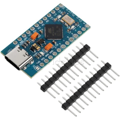 MICRO / TYPE-C USB ATMEGA32U4 5V 16MHz Board For Arduino Replace Pro Mini New - Image 1 of 4