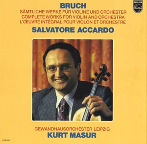 4LP BRUCH Complete Works for Violin & Orchestra ACCARDO MASUR Philips 6768065 - Imagen 1 de 3