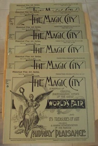 1893 'THE MAGIC CITY' Photo Views 'CHICAGO WORLD'S FAIR' Weekly Series LOT~(JC) - Bild 1 von 12