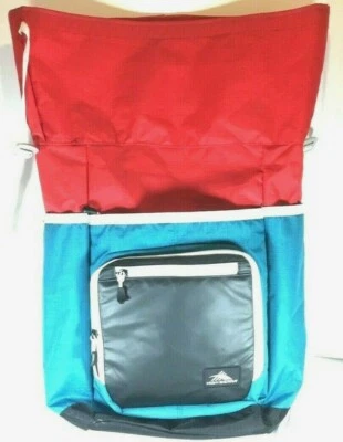 High Sierra Hiking Backpack Teal/Red/Black/White Color - Image 1 of 4