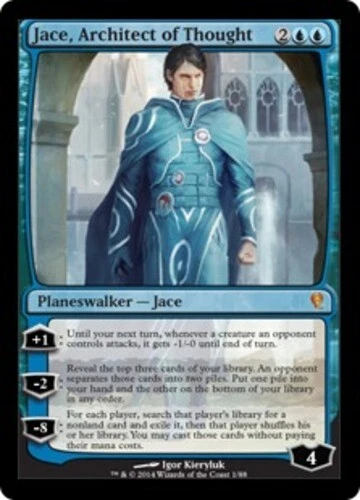 Jace, Architect of Thought - Foil ~ Moderately Played Duel Decks: Jace vs Vraska - Image 1 of 1