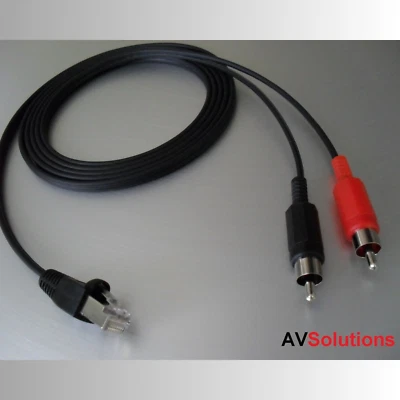 AV SOLUTIONS B&O RJ45 PowerLink to Non-Bang & Olufsen Stereo Amplifier Verstärker Kabel (HQ) - 3 M