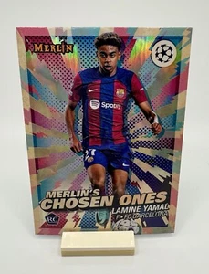 2023-24 Topps Merlin UEFA Lamine Yamal Chosen Ones Refractor RC Refractor SP !!! - Picture 1 of 2